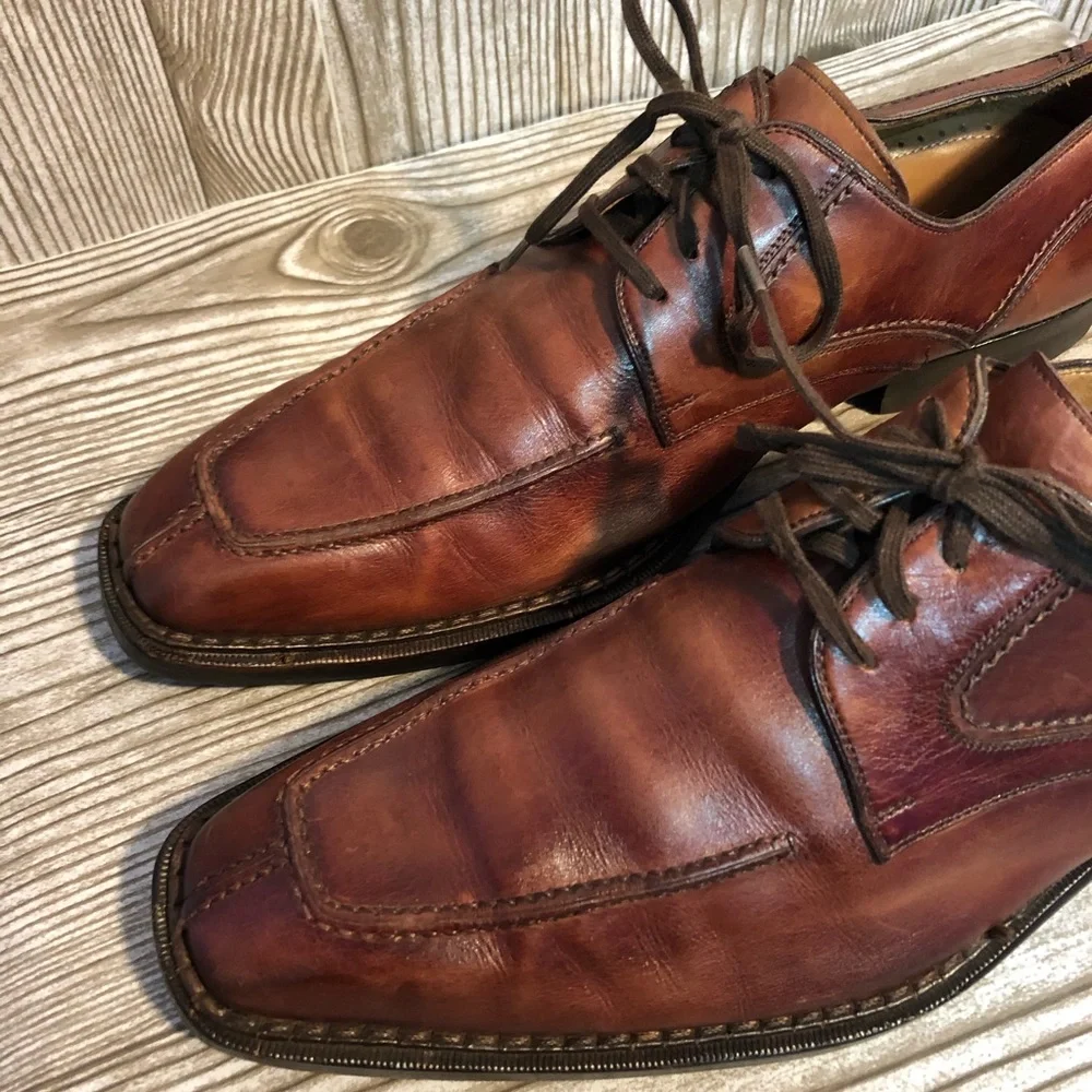 Magnanni Teodoro Split Toe Oxford  Sz 10 - Picture 6 of 12